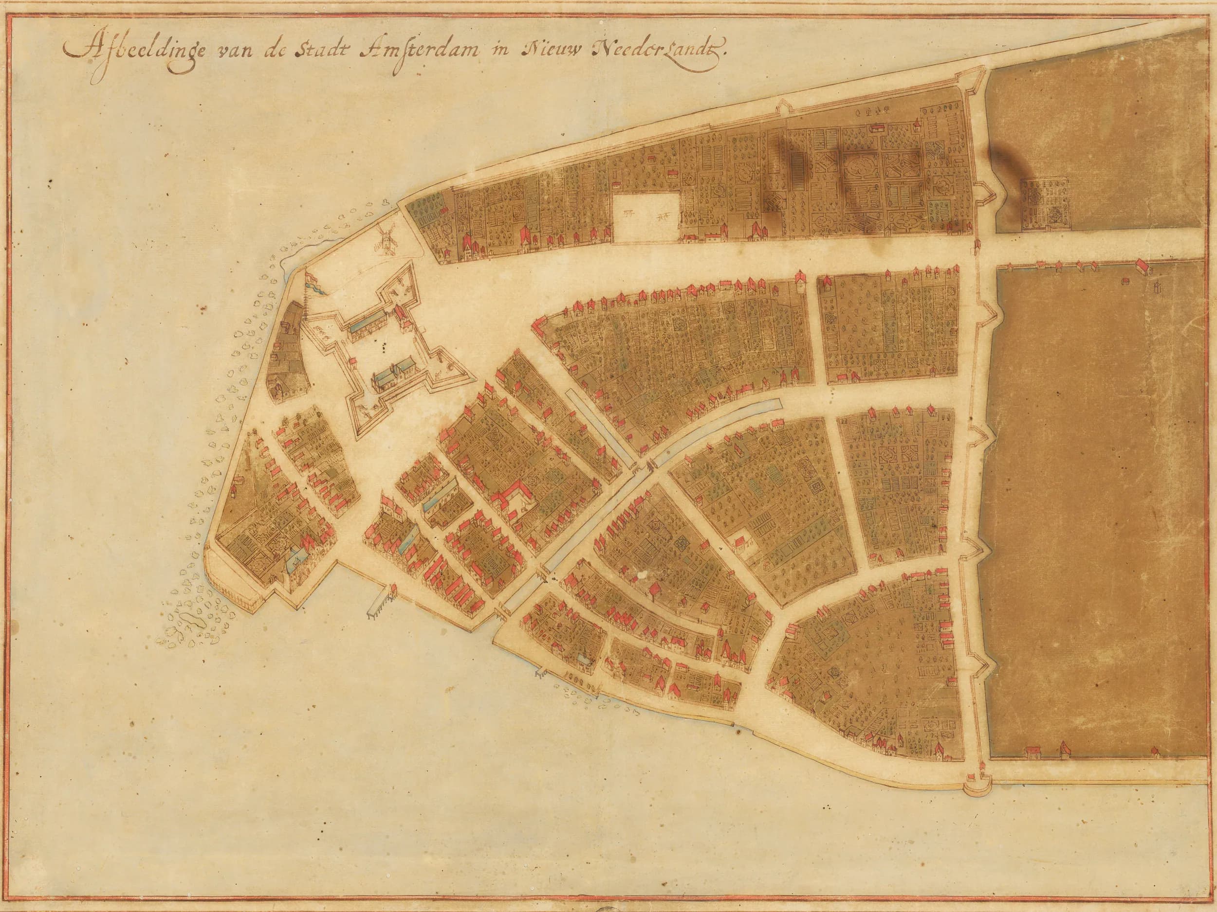 The original Castello Plan from 1660.