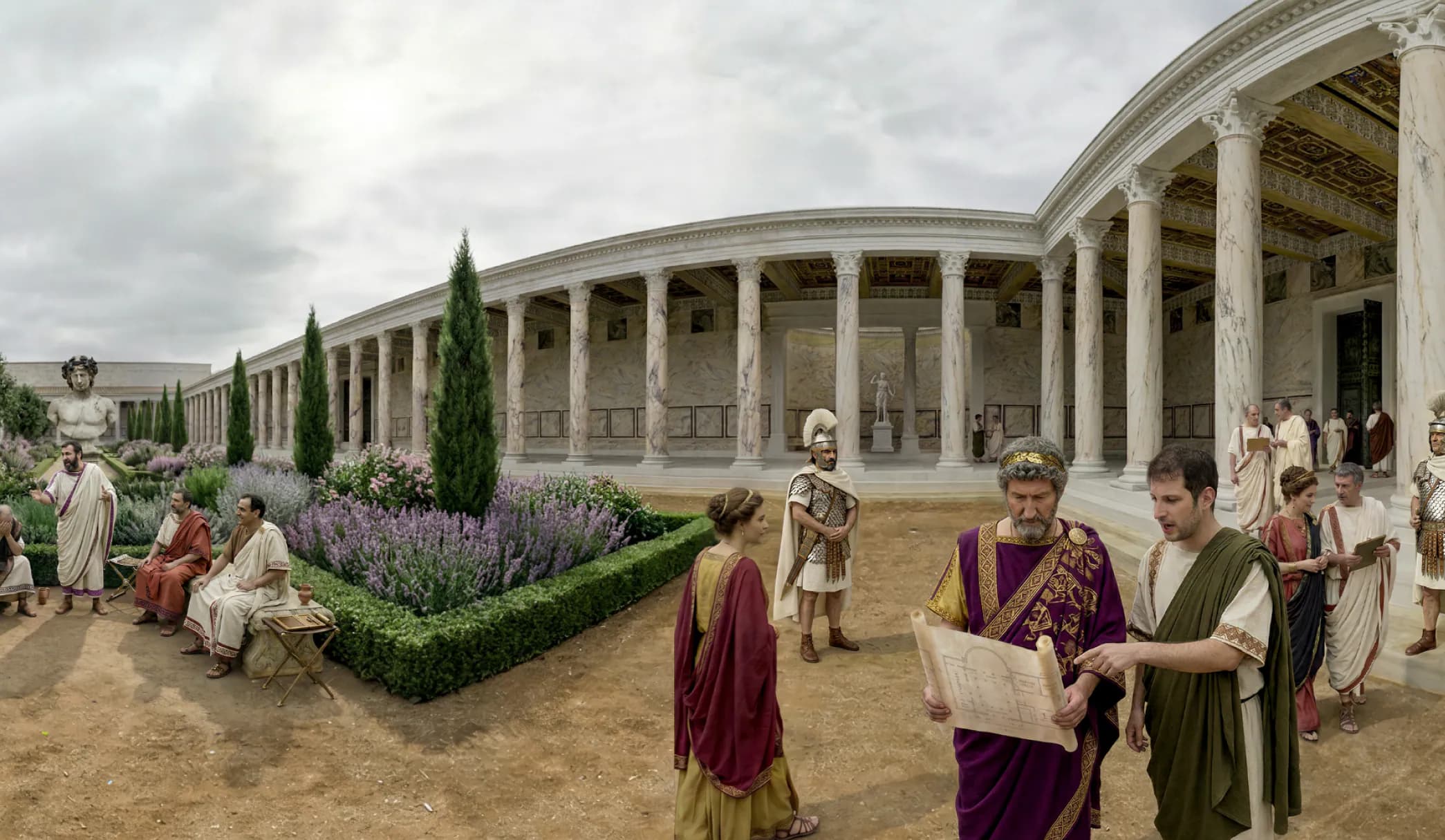 TimeLens reconstruction of Hadrian's library