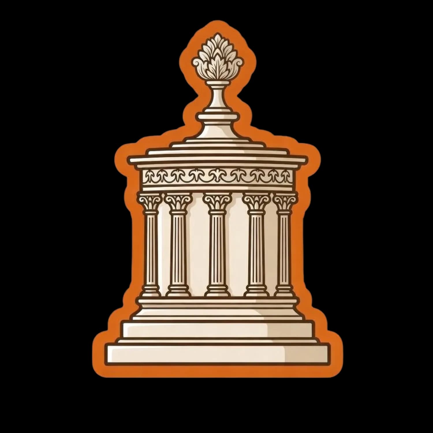TimeLens badge Monument van Lysikrates
