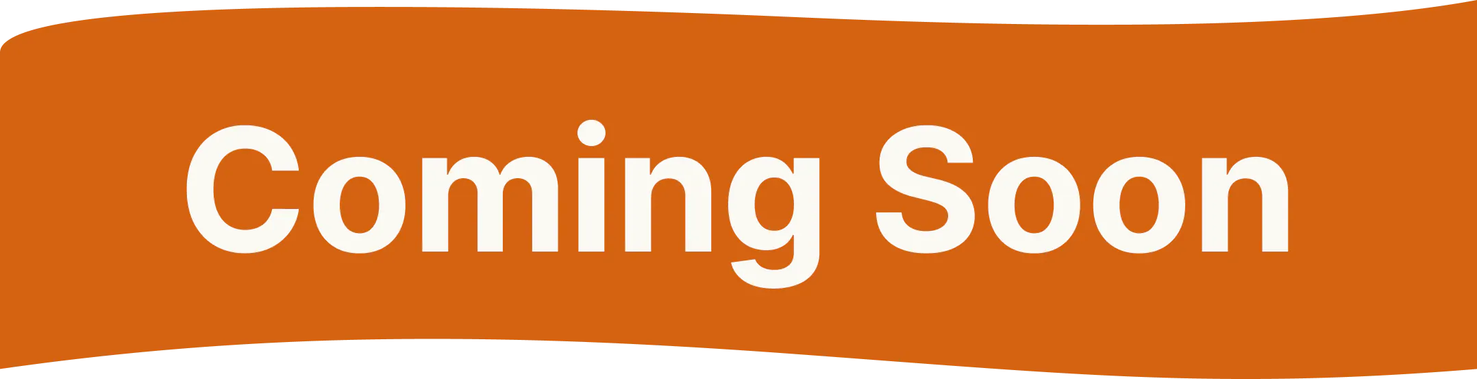 Coming soon banner