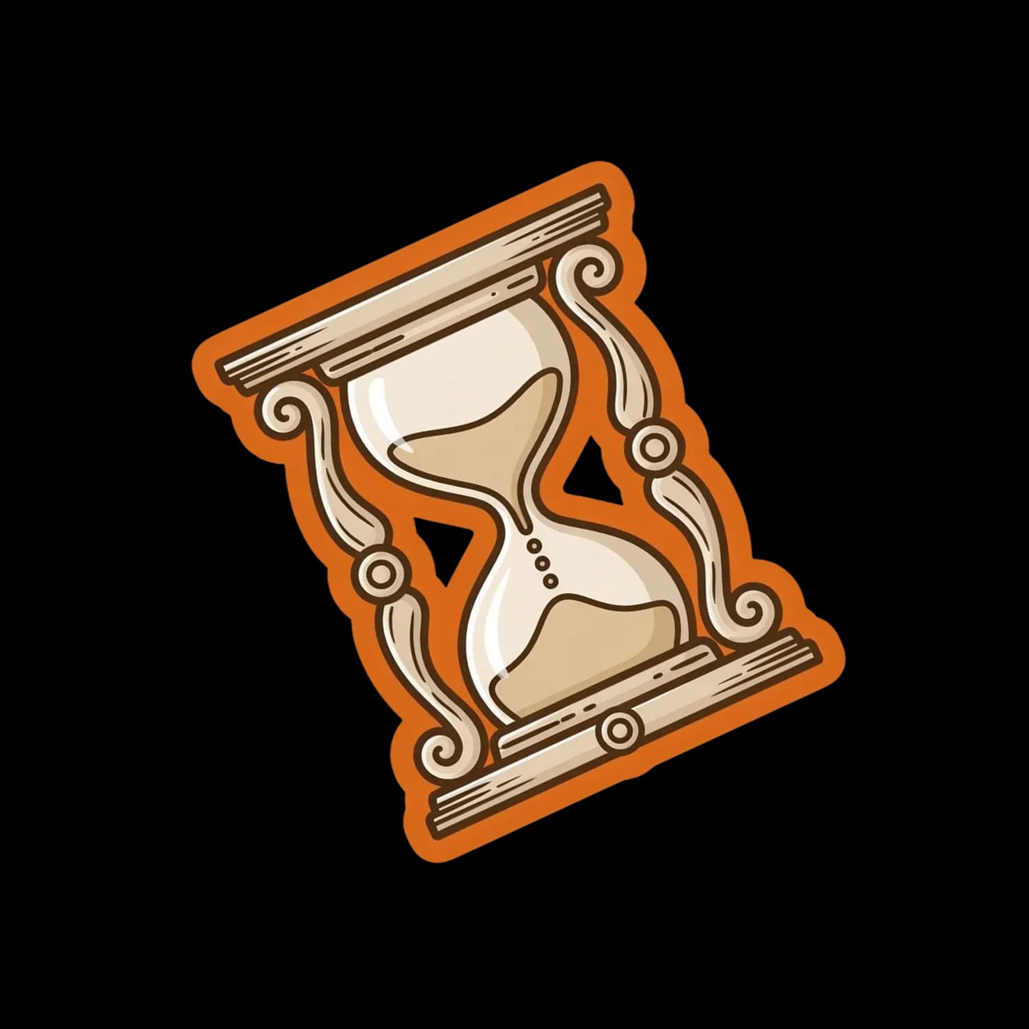 TimeLens Patreon symbol hourglass