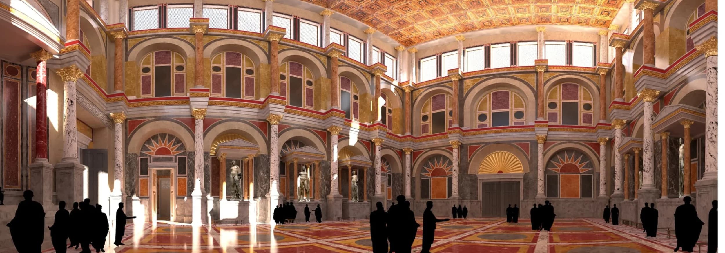 TimeLens 罗马图密善宫殿王座厅(Aula Regia)复原场景