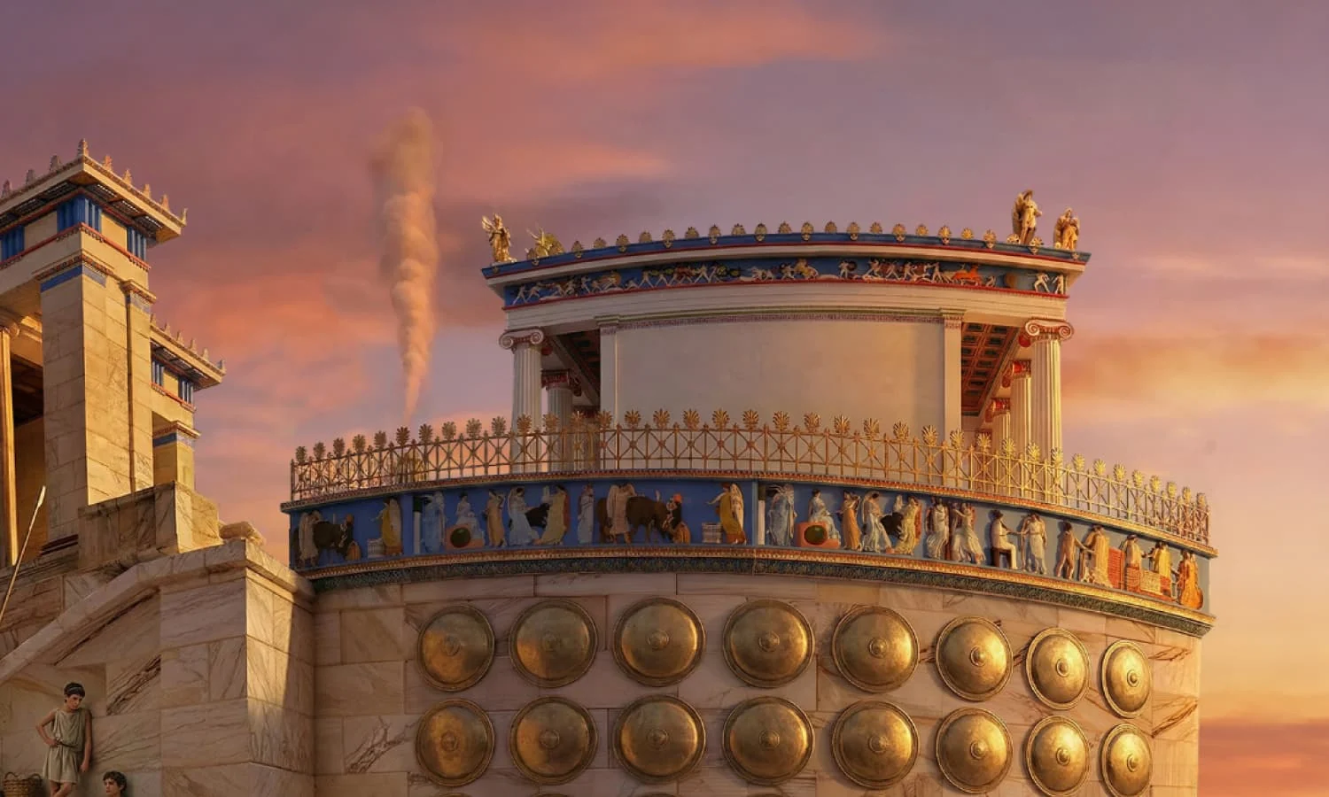 TimeLens reconstructie van de Tempel van Athena Nike op de Akropolis